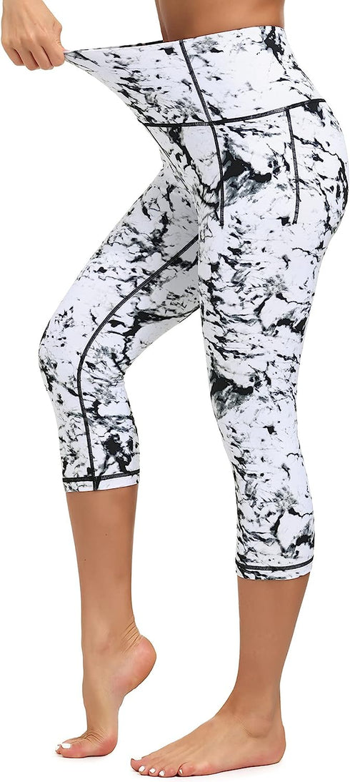 Dragon Fit High Waisted Legging for Women Tummy Control Workout Running Yoga Pants with Pockets
